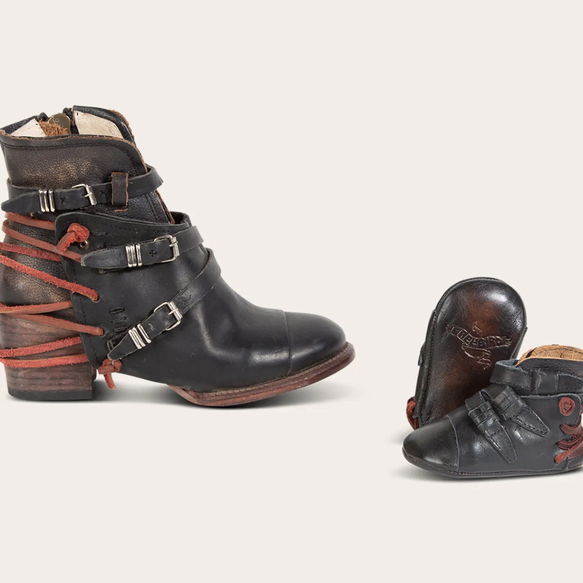 Discount Freebird Stores Baby Crue Black Multi
