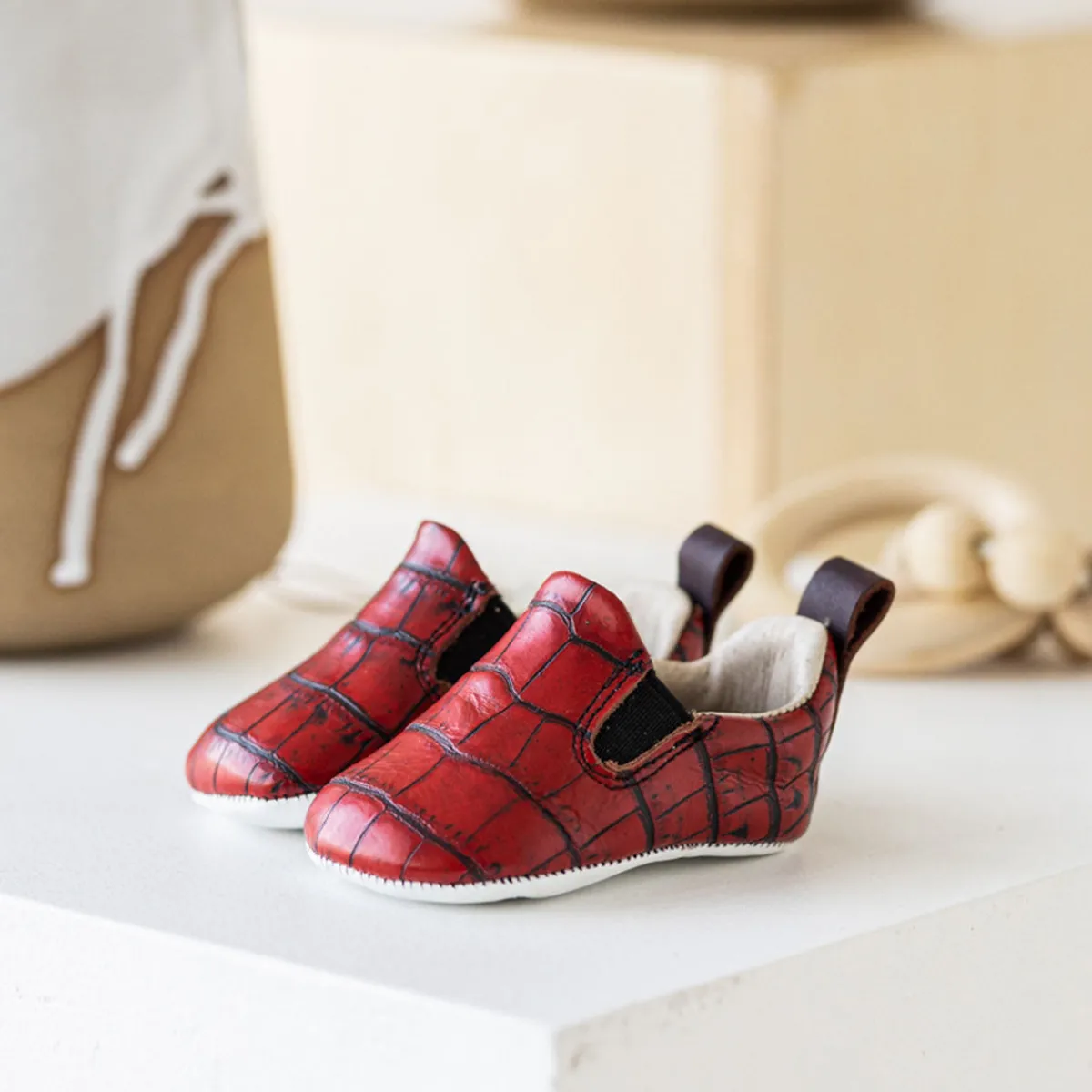Hot Freebird Stores Baby Kicks Red Croco