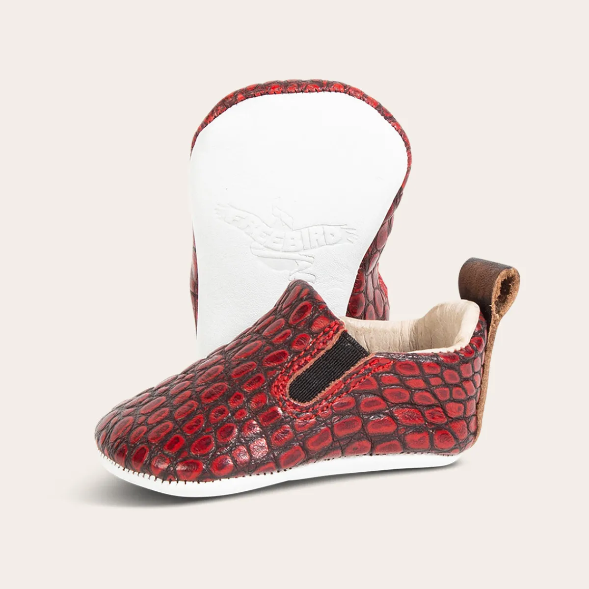 Hot Freebird Stores Baby Kicks Red Croco