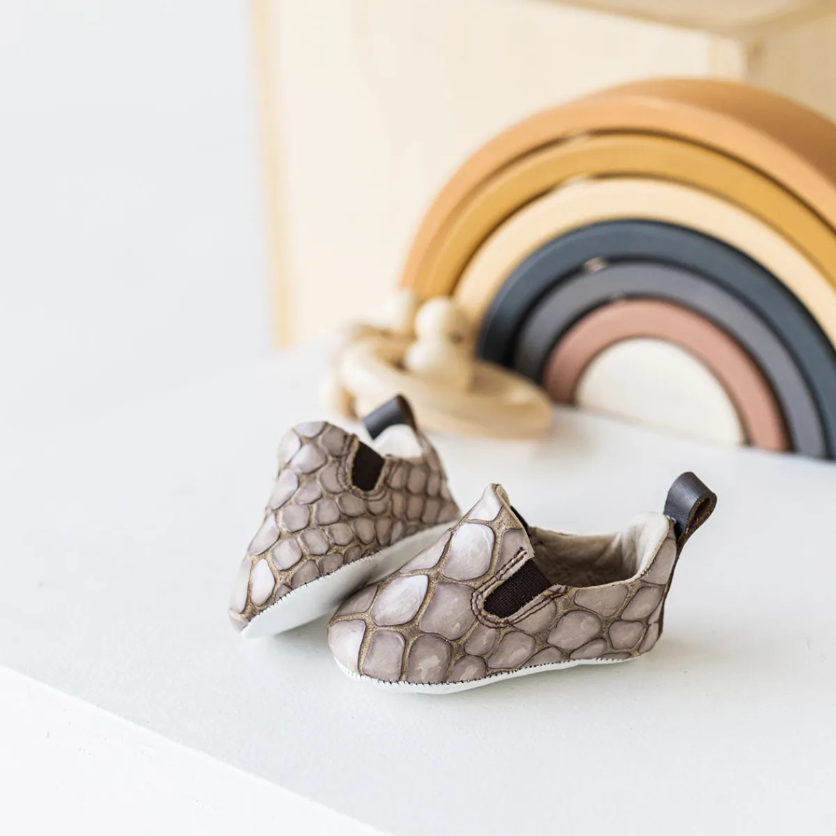 Hot Freebird Stores Baby Kicks Stone Croco