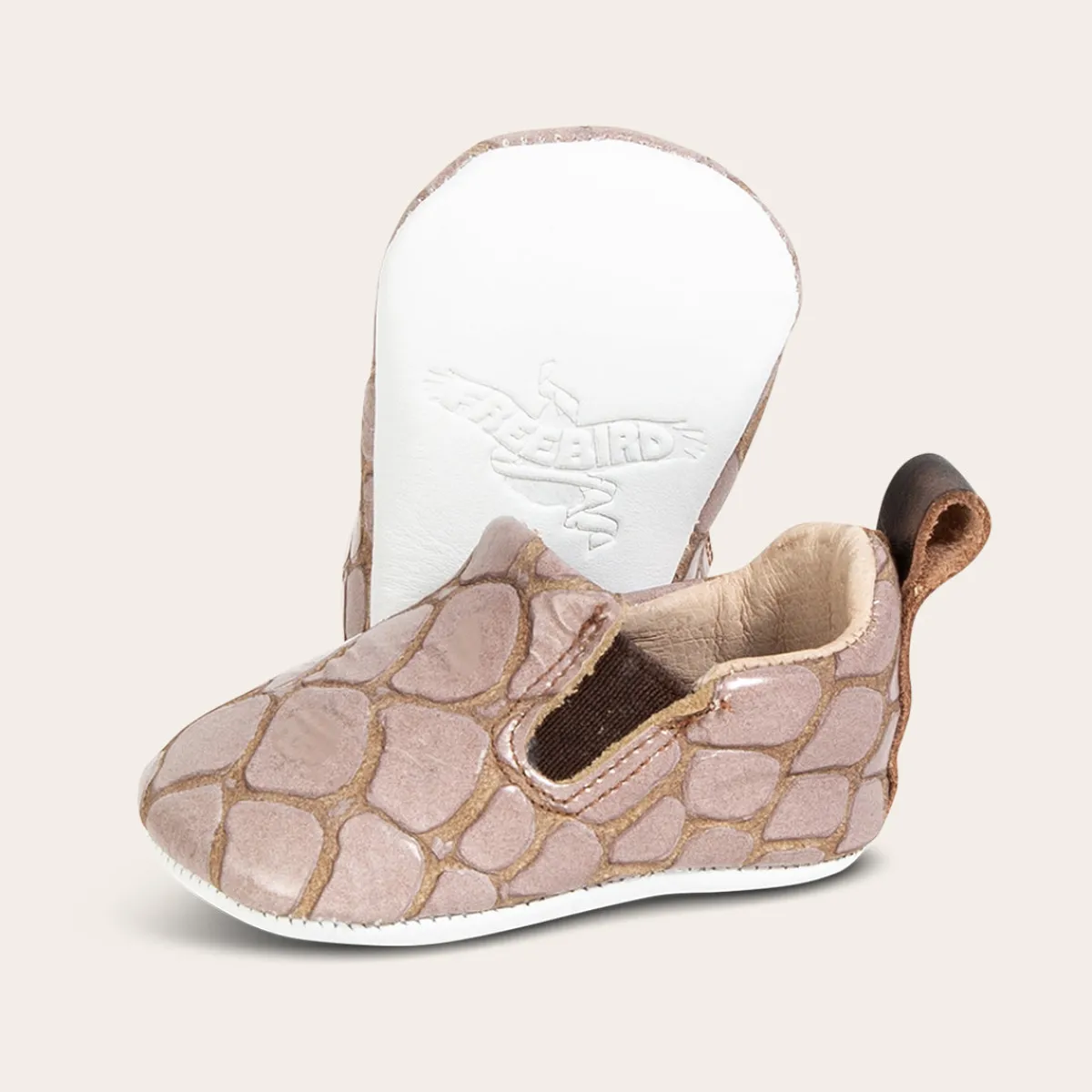Hot Freebird Stores Baby Kicks Stone Croco