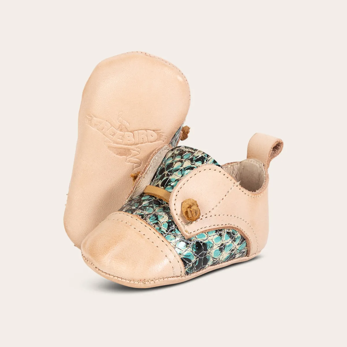 Best Freebird Stores Baby Mabel Turquoise Multi