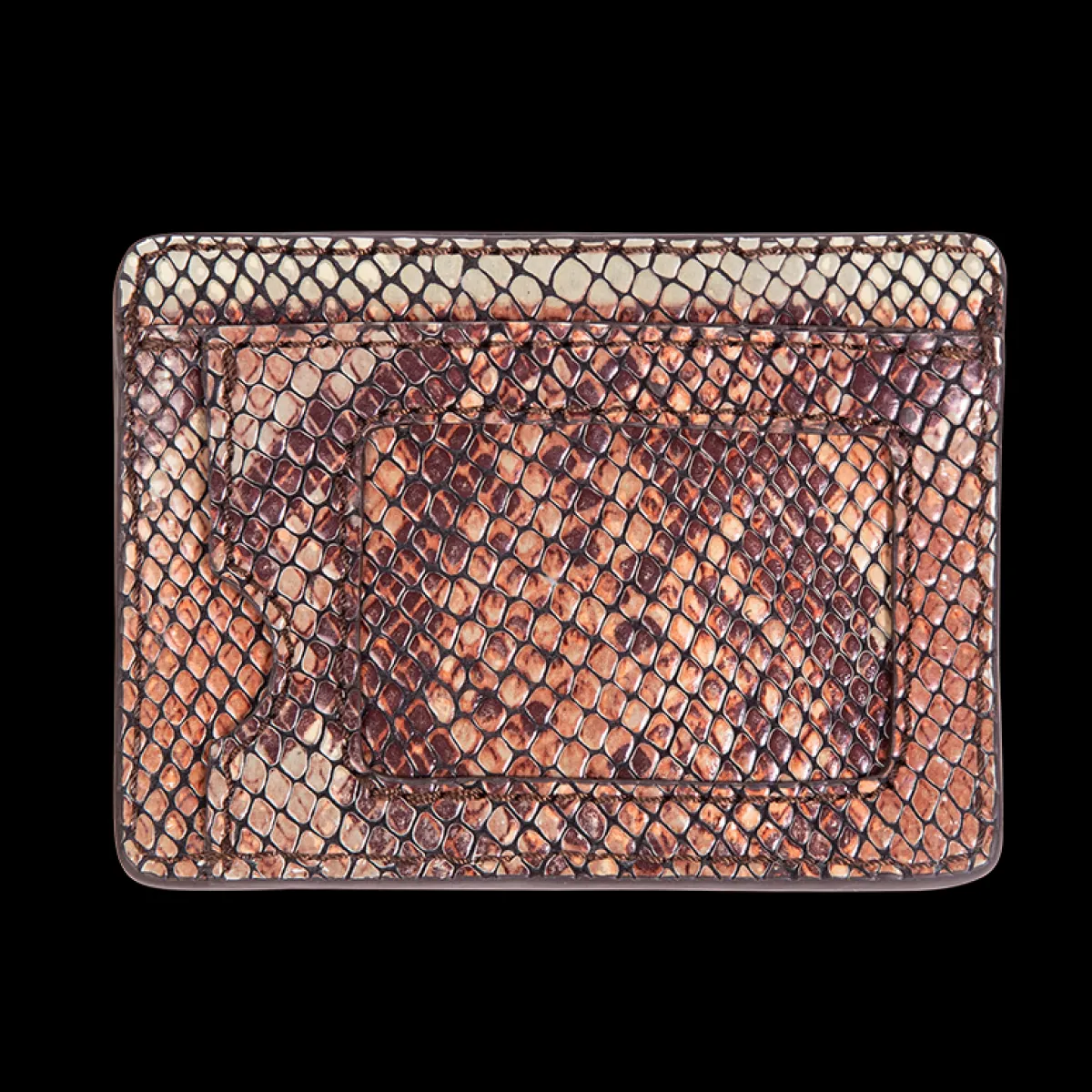 New Freebird Stores Cc Wallet Pink Snake