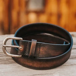 New Freebird Stores Classic Belt Black Distressed