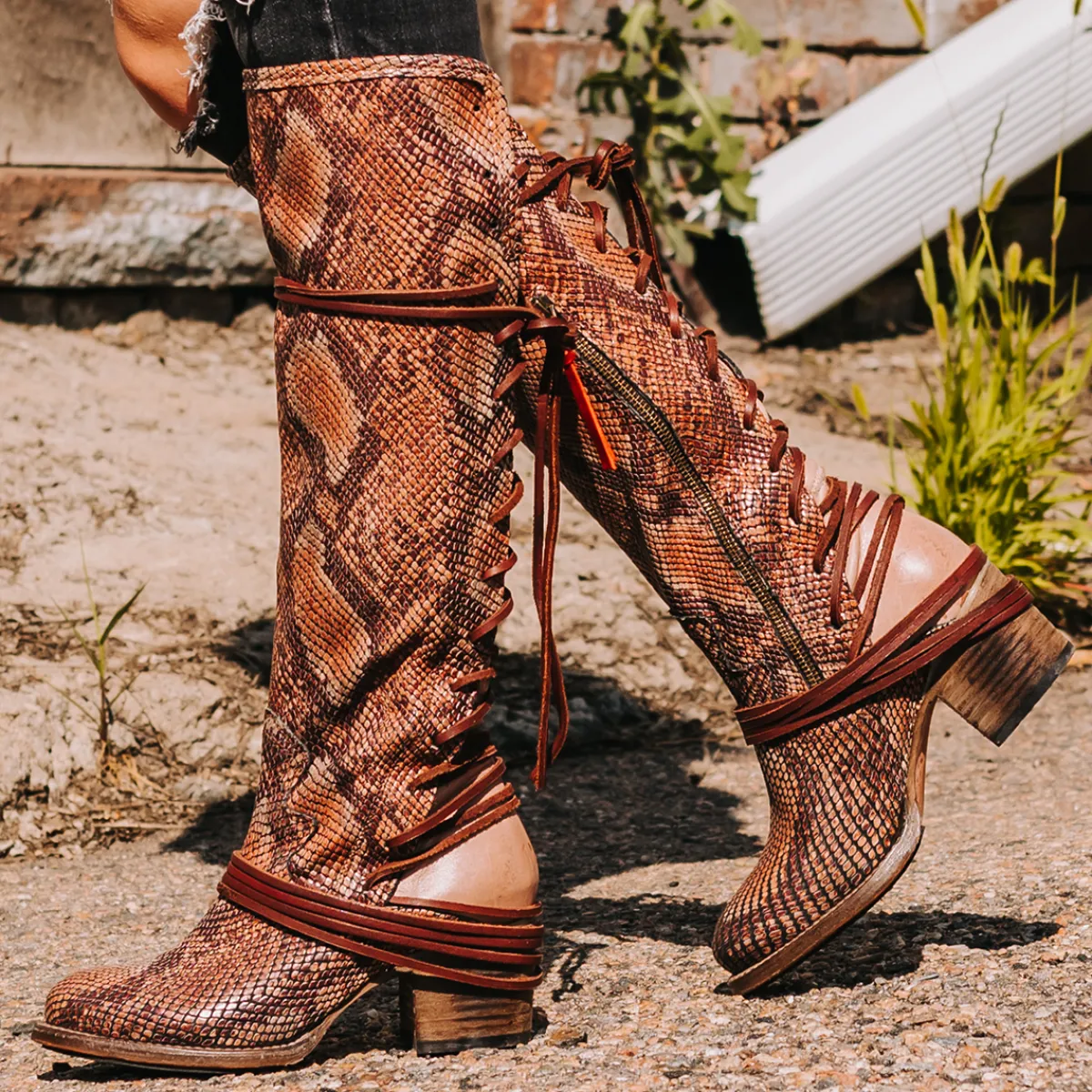 Sale Freebird Stores Coal Pink Multi Snake