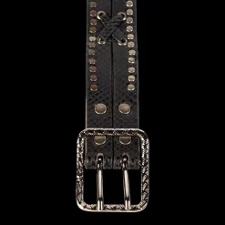 Sale Freebird Stores Cross Belt Black Snake