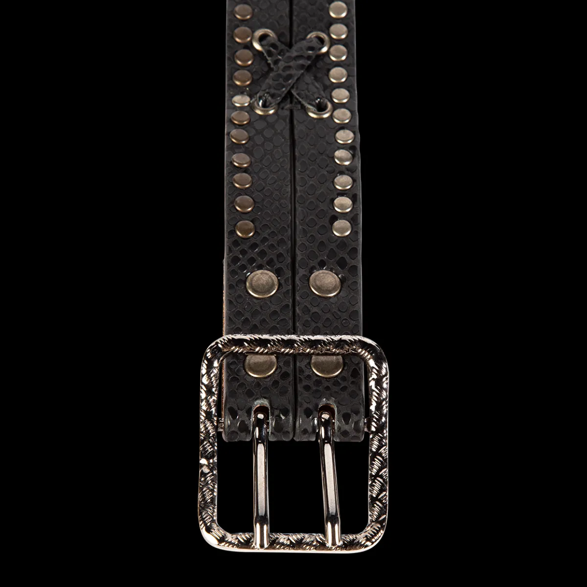 Sale Freebird Stores Cross Belt Black Snake