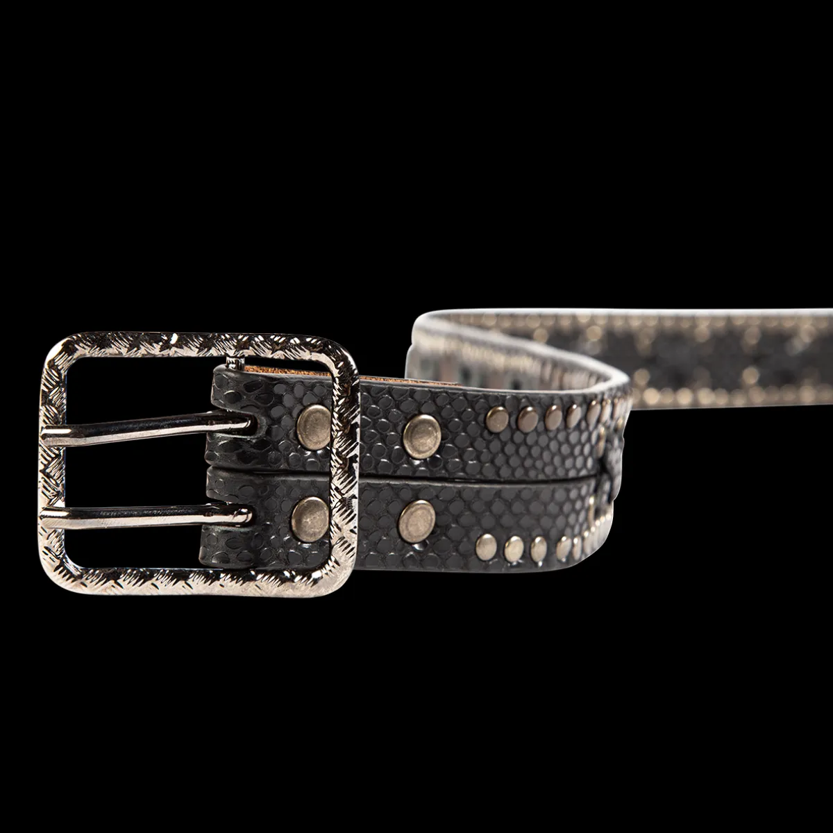 Sale Freebird Stores Cross Belt Black Snake