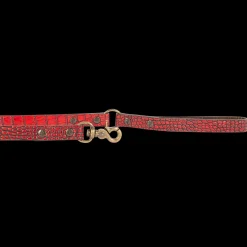 Discount Freebird Stores Dog Leash Red Croco