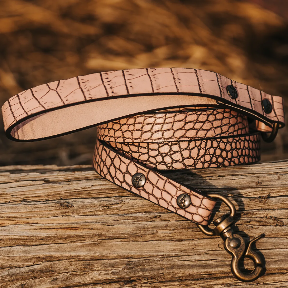 Hot Freebird Stores Dog Leash Pink Croco
