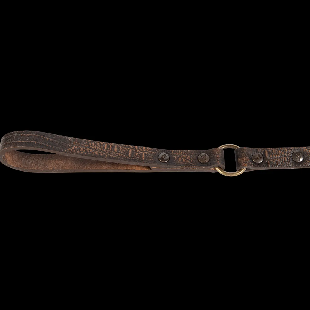 Sale Freebird Stores Dog Leash Brown Distressed