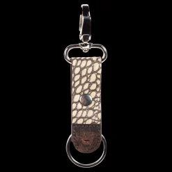 New Freebird Stores Key Chain Taupe Croco