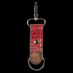 Discount Freebird Stores Key Chain Red Croco