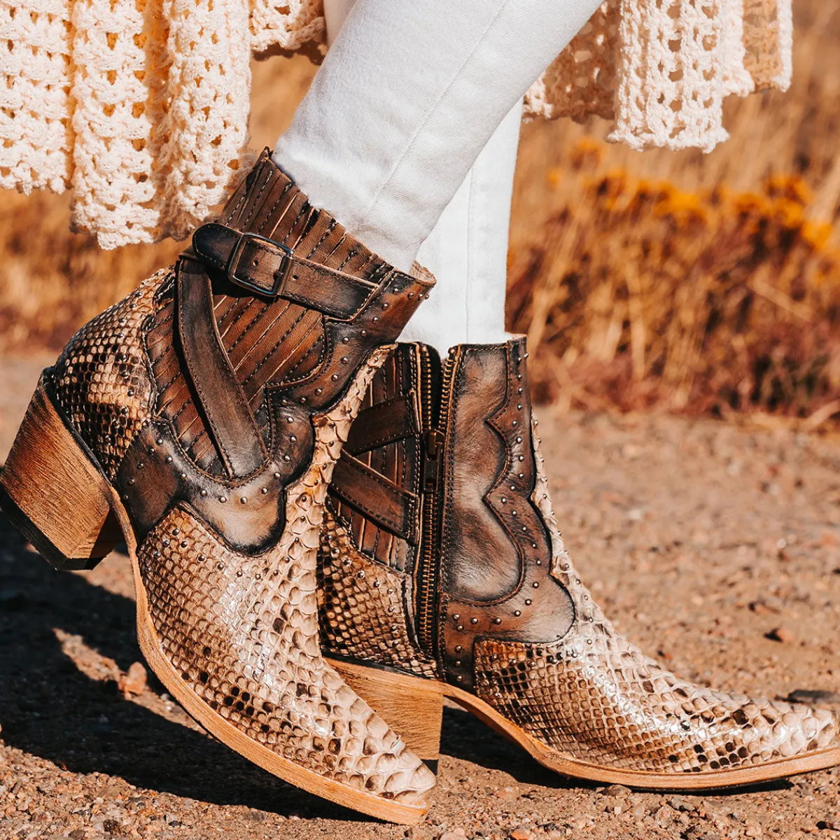 Hot Freebird Stores Morgan Black/White Python
