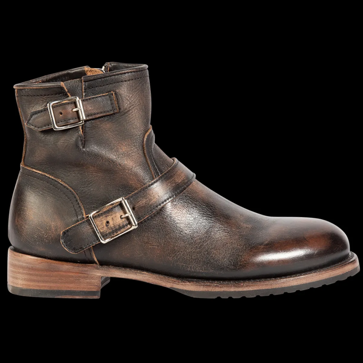 Outlet Freebird Stores Railroad Black Distressed