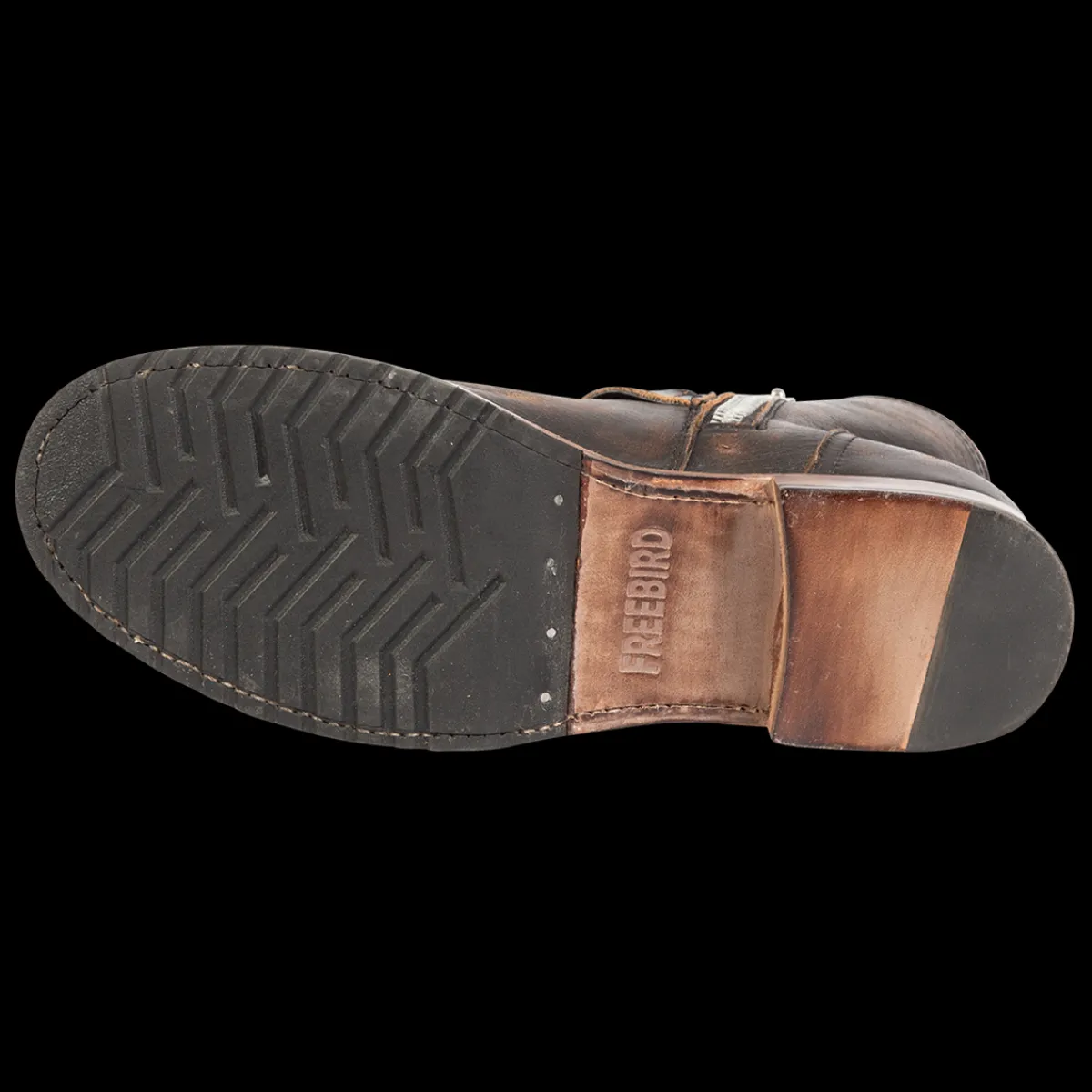 Outlet Freebird Stores Railroad Black Distressed