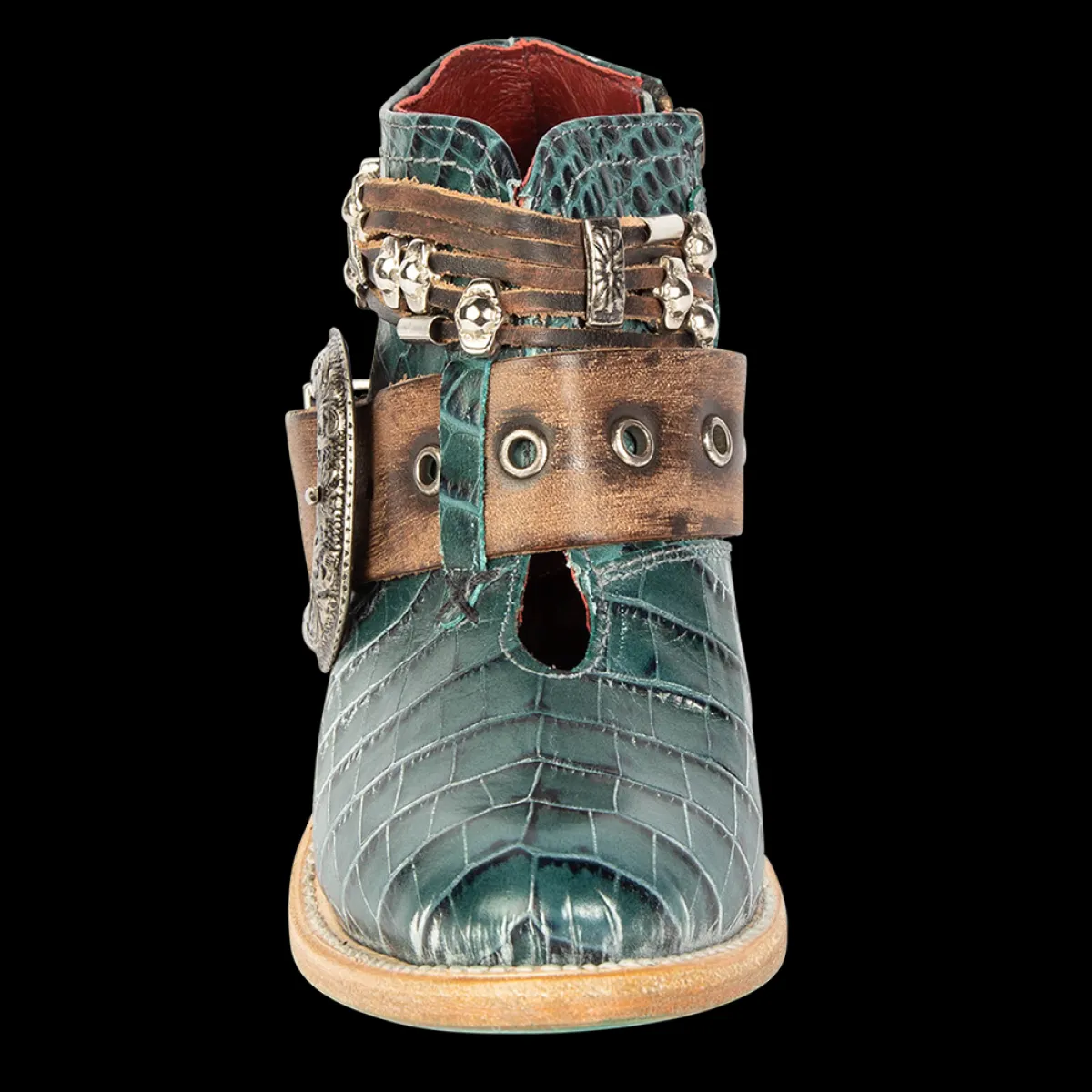 Discount Freebird Stores Saloon Turquoise Croco