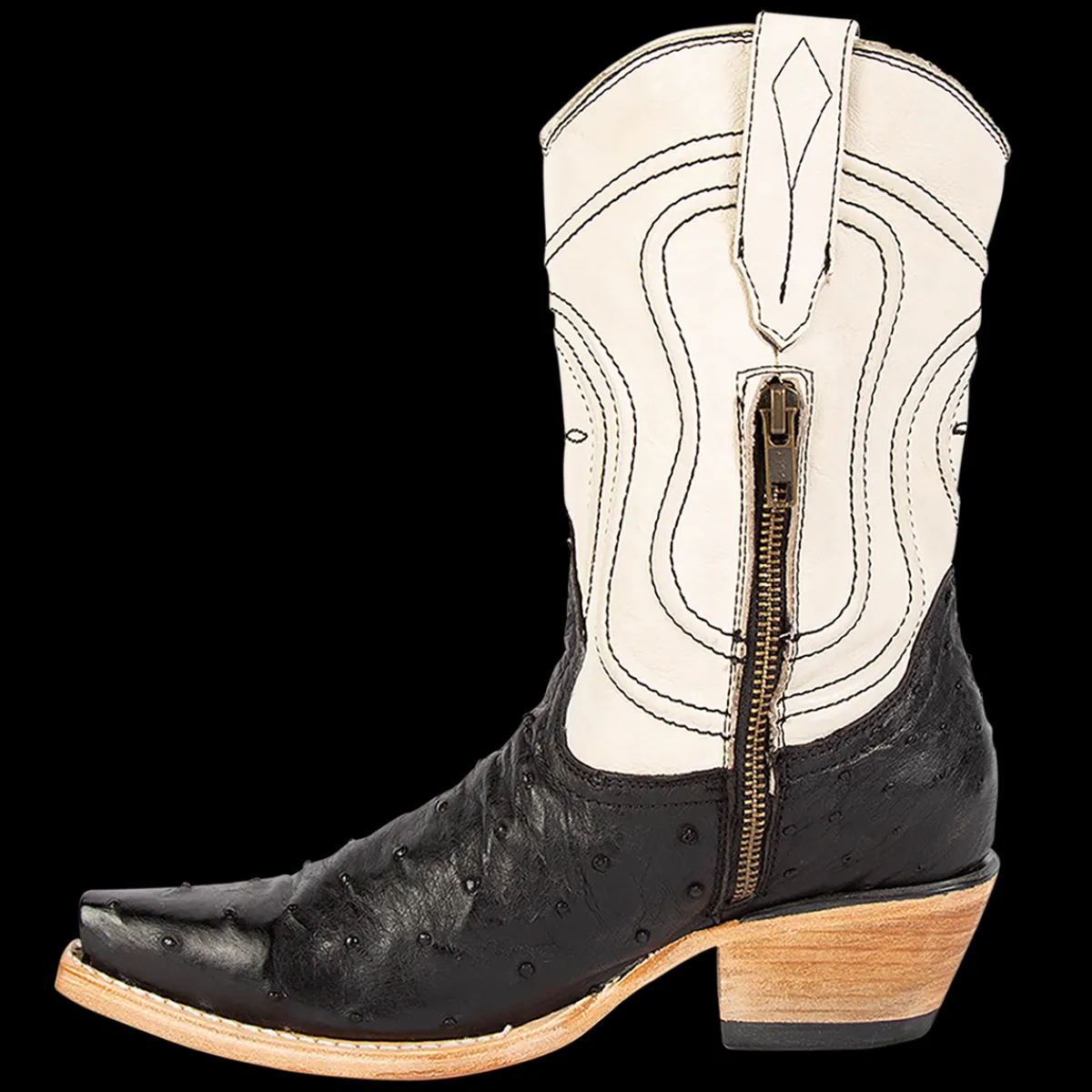 Best Freebird Stores Warrick Black Ostrich Multi